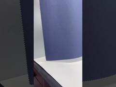 Tejido de poliéster catiónico de doble capa con efecto de tejido de doble tono de estiramiento de cuatro vías