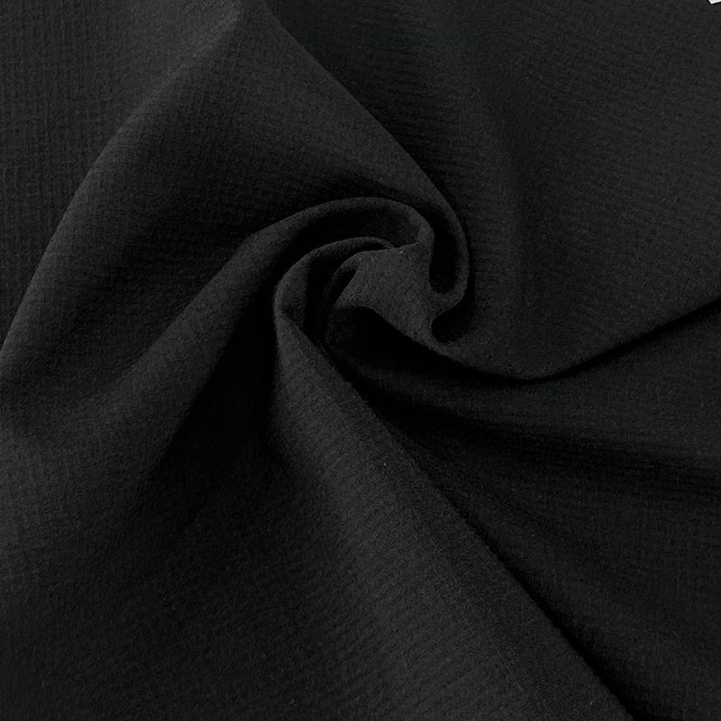 Fabrica de poliéster espandéx reciclado de doble línea con rejilla 203GSM 150D+40D*150D+40D+150D+40D