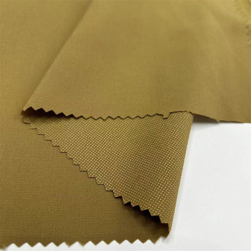 Polyester Pearl Dot Tejido reciclado sostenible 136GSM Para camisetas chaquetas deportivas