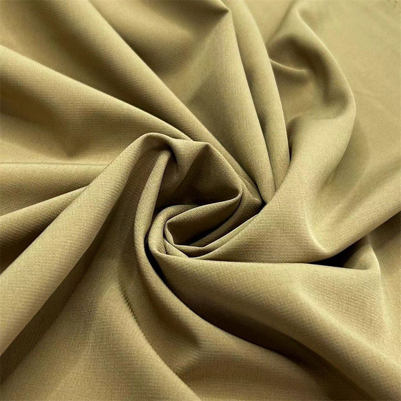 Polyester Pearl Dot Tejido reciclado sostenible 136GSM Para camisetas chaquetas deportivas