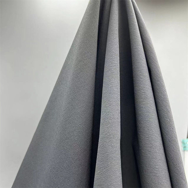 Vestidos de cuatro vías de estiramiento de tejido de nylon cepillado 241GSM de nylon de tejido de spandex para ropa deportiva