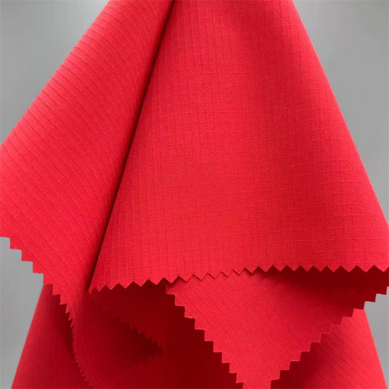 Tejido de rejilla de doble línea 75D+40D*75D+40D/2 92% Poliéster 8% Spandex 133GSM 57