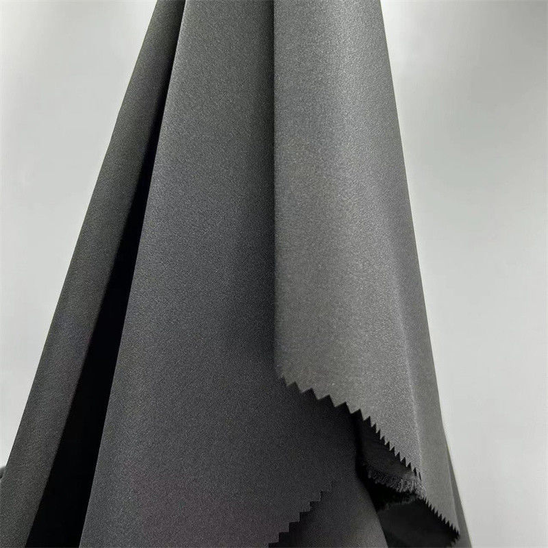 Tejido de tejido de punto de poliéster de resorte 150D 150D*150D+40D 98% Poliéster 2% Spandex 166GSM