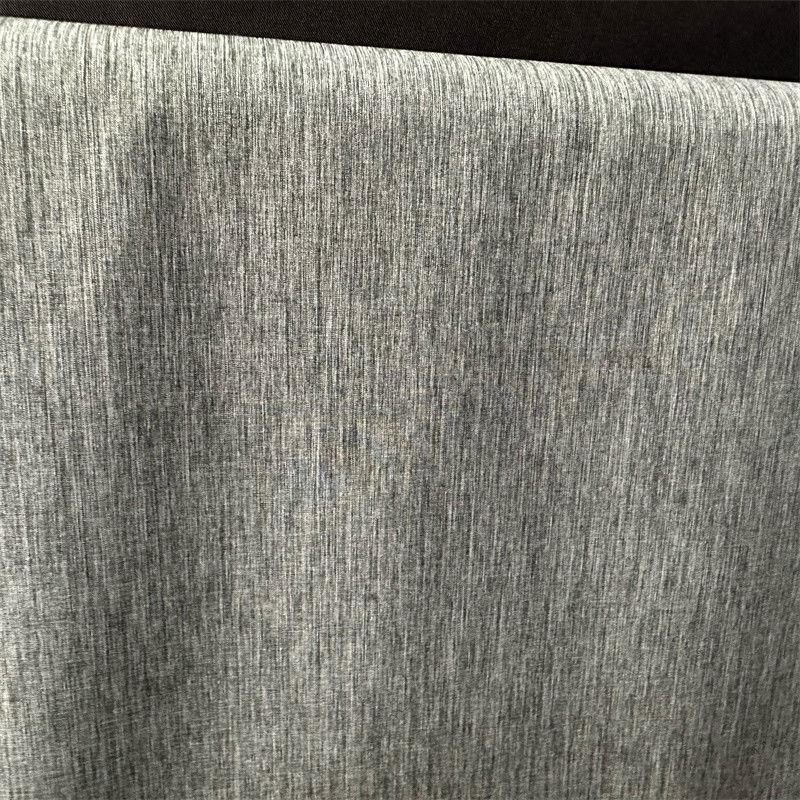 Tejido de poliéster de tejido liso reciclado 40D+40D+40D*2 130GSM Tejido de poliéster y spandex