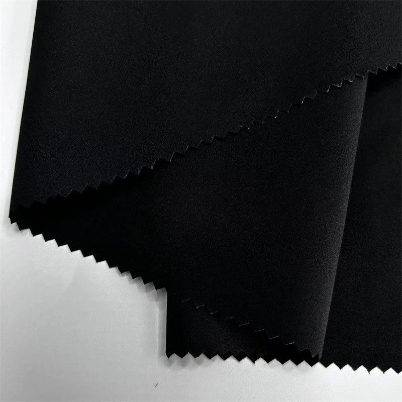 Tejido de tejido liso de poliéster reciclado T800 75D/48F*75D/48F 150GSM 55