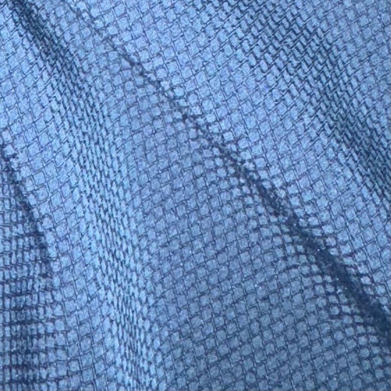 Fabricación de poliéster reciclado de doble hilo de poliéster de calidad superior de tejido de diamantes 75D+40D*75D+40D 145GSM