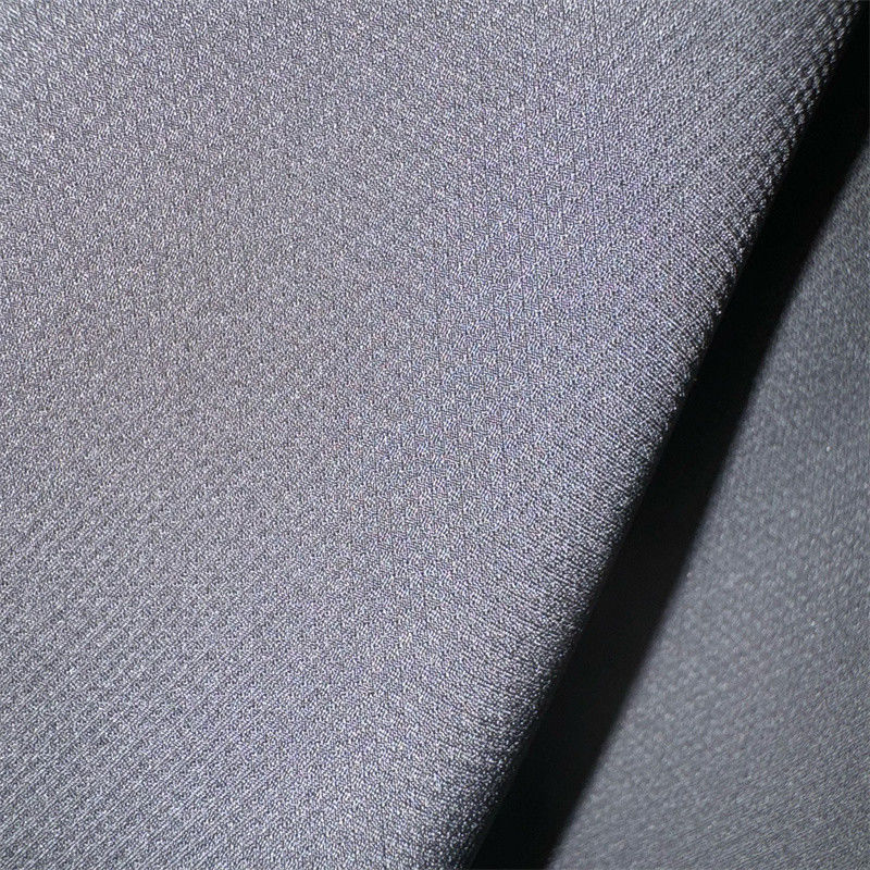 Tejido de estiramiento de poliéster Jacquard de cuatro vías 50D+20D*50D+20D 119-127GSM 92% Poliéster 8% Spandex 57