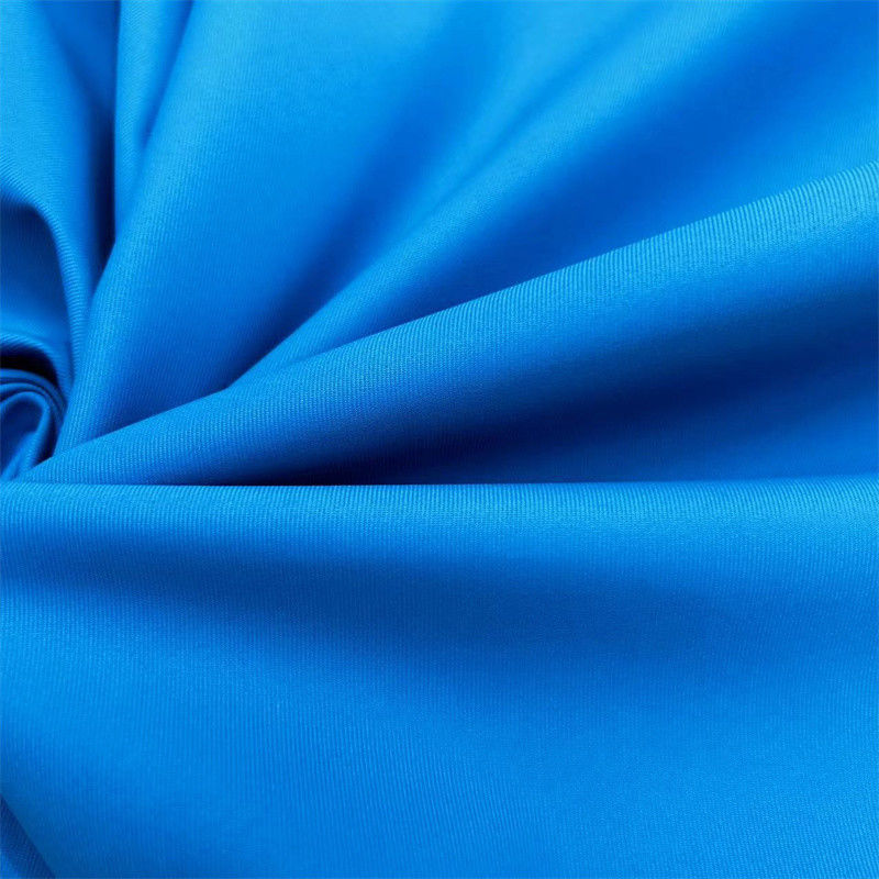 2/2 Tejido de twill reciclado laminado con película TPU 100% poli reciclado para hacer abrigos de trinchera chaquetas