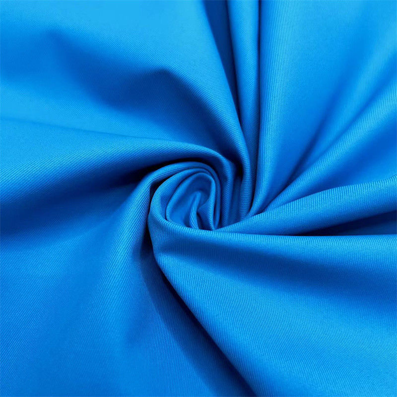 2/2 Tejido de twill reciclado laminado con película TPU 100% poli reciclado para hacer abrigos de trinchera chaquetas