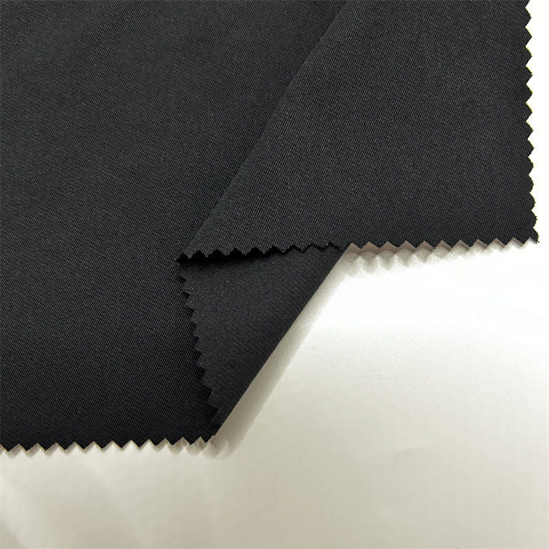 Tela de algodón de seda fría T800 Twist 100% de poliéster reciclado para chaquetas abrigos pantalones pantalones