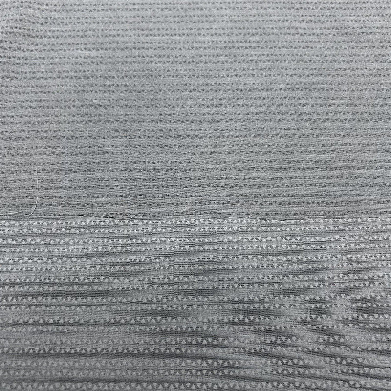 Tejido de montaña triangular de doble tono de cuatro vías con pantalones de poliéster catiónico camisas blusas