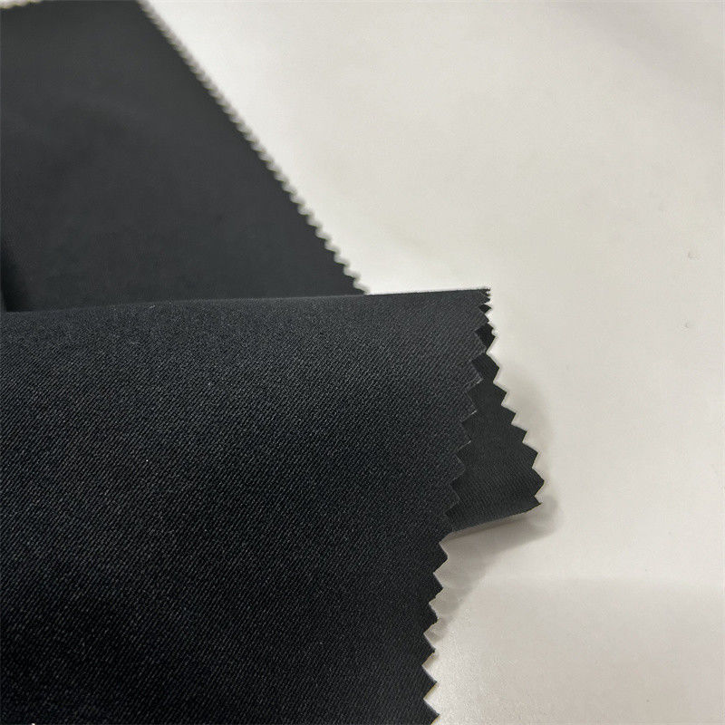 Cotton de seda fría mate T400 3/2 oblicuo 40S * 75D 190GSM Tejido cómodo T400 Alta elasticidad