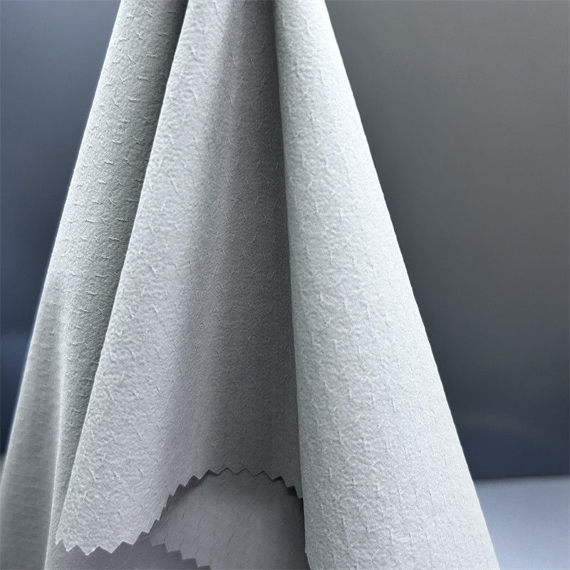 70D+40D*70D+40D Efecto Jacquard de Twill tridimensional para camisas chaquetas delgadas